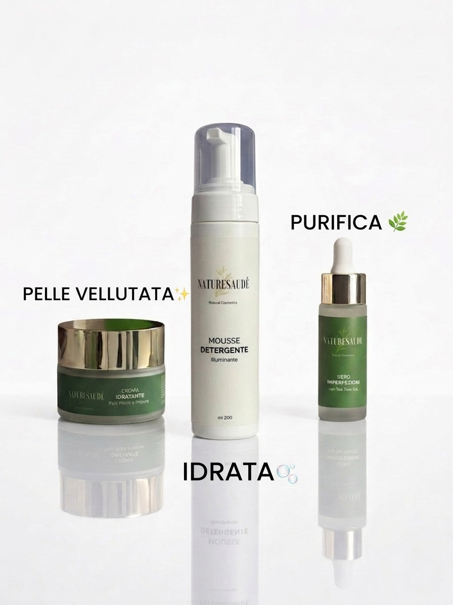 Routine Completa Naturesaudé – Mousse + Siero + Crema