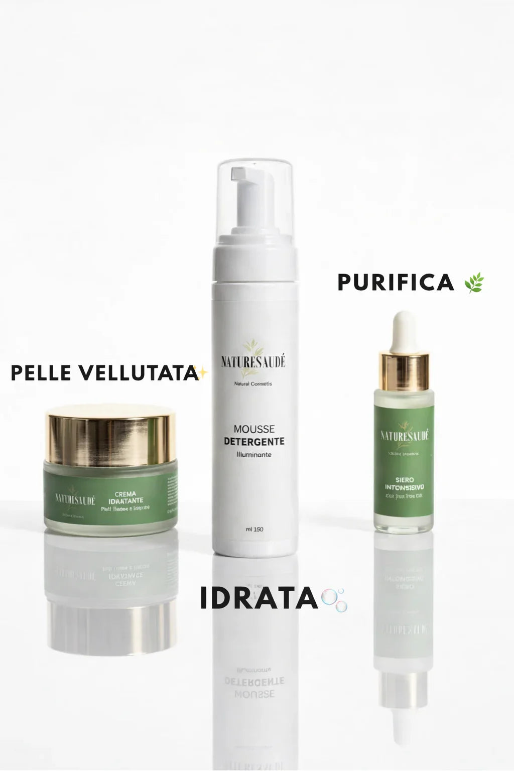 Routine Completa Naturesaudé – Mousse + Siero + Crema